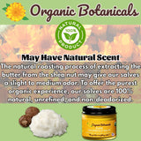 Ingrédients naturels calendula et karité dans Organic Botanicals Salve