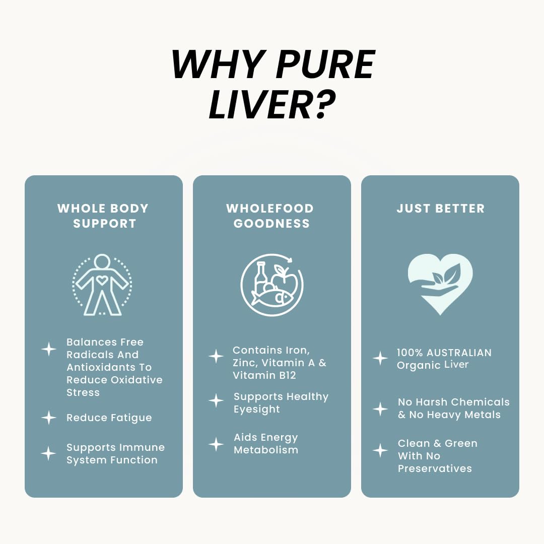 Organic Collagen Australia – foie vache nourrie au pâturage