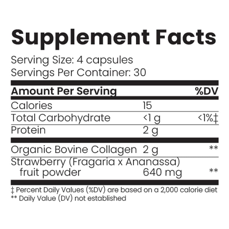 Organic Collagen Australia – dosage quotidien simple sur l’étiquette