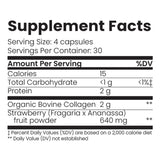 Organic Collagen Australia – dosage quotidien simple sur l’étiquette