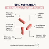 Organic Collagen Australia – étiquette claire avec informations essentielles