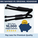 Organic Deal fermeture auto-agrippante solide pour sangle cpap, maintien fiable toute la nuit.