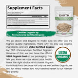 Organic Earth racine de bardane en poudre idéale pour une routine saine