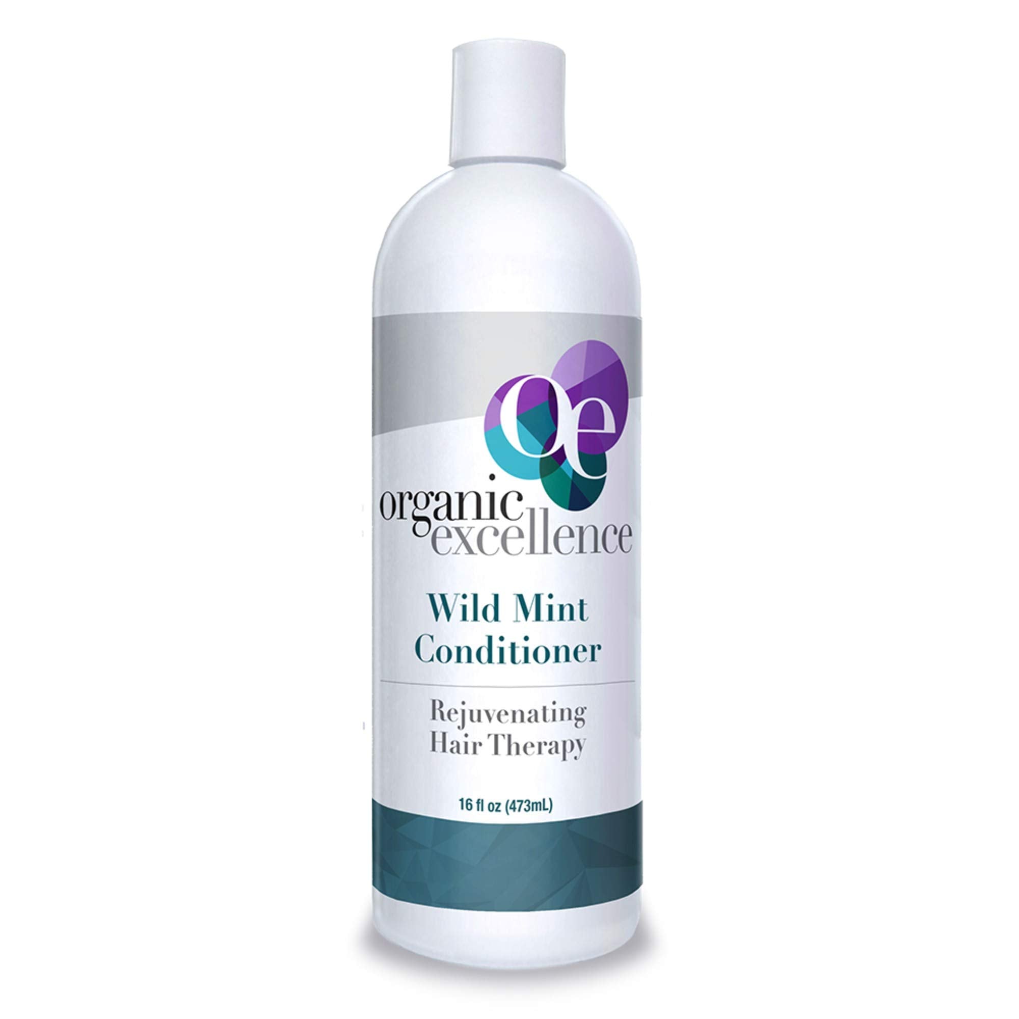 Conditionneur Organic Excellence Menthe Sauvage: bouteille élégante et hydratante.