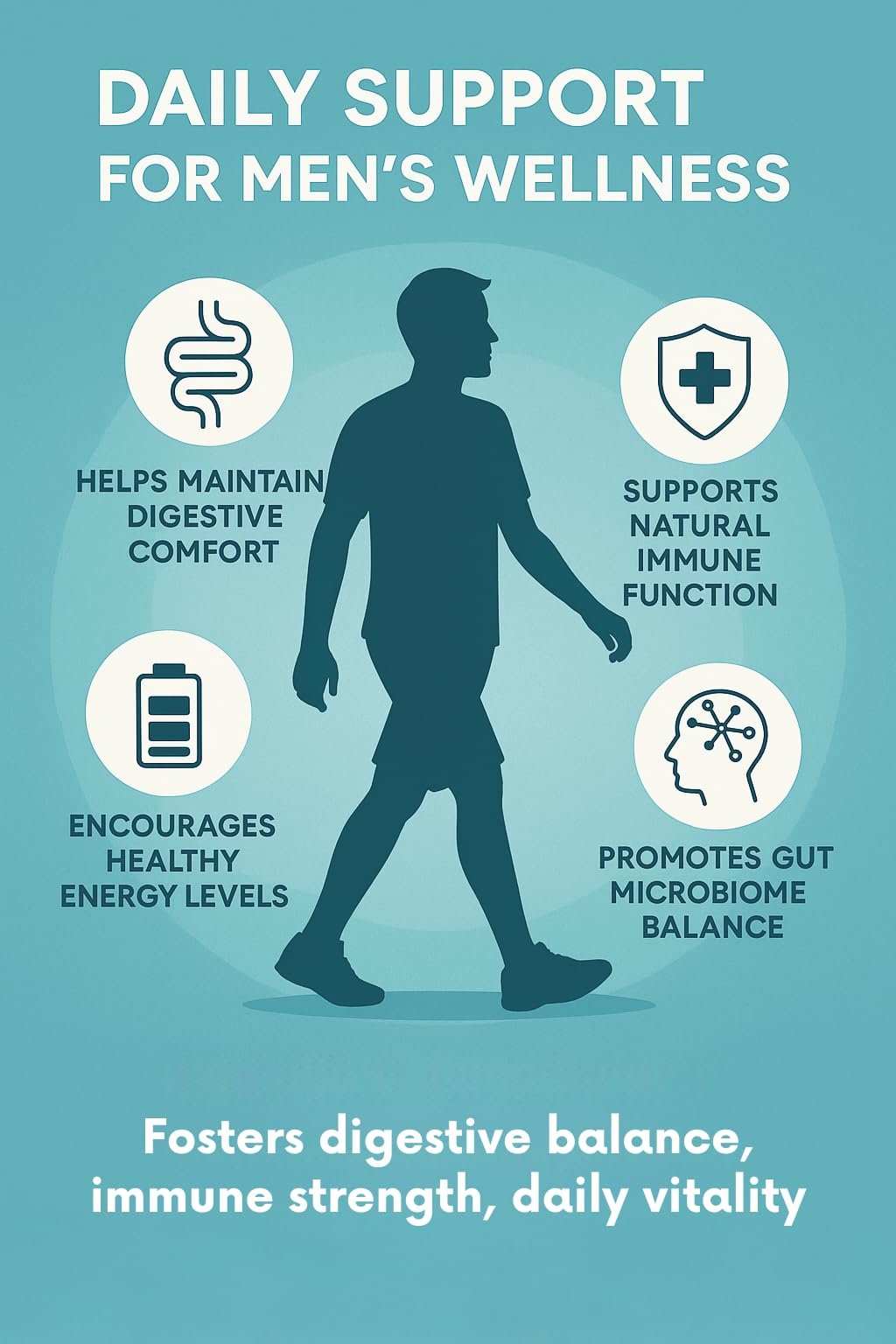 Infographie prébiotiques et postbiotiques : soutien digestif et immunitaire potentiel