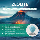 Organic Excellence Zeolite Clinoptilolite : doseur prêt à mesurer pour une prise facile.