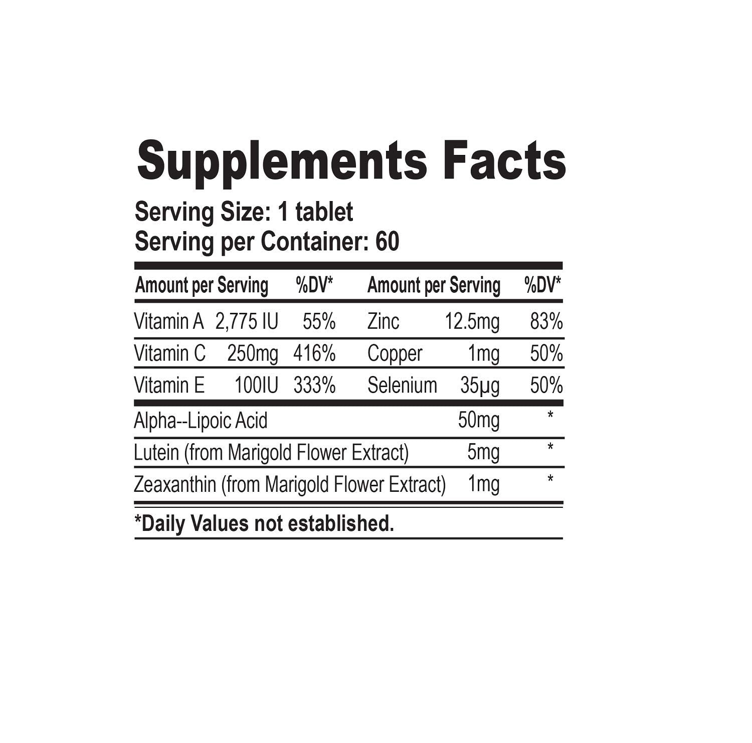 Organic Farms Vitamins Complexe Yeux – étui, pratique pour l'utilisation quotidienne.