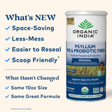 Agriculture régénératrice Organic India, psyllium soutient production durable locale.