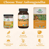 ORGANIC INDIA Gommes Ashwagandha, version végan et sans OGM.