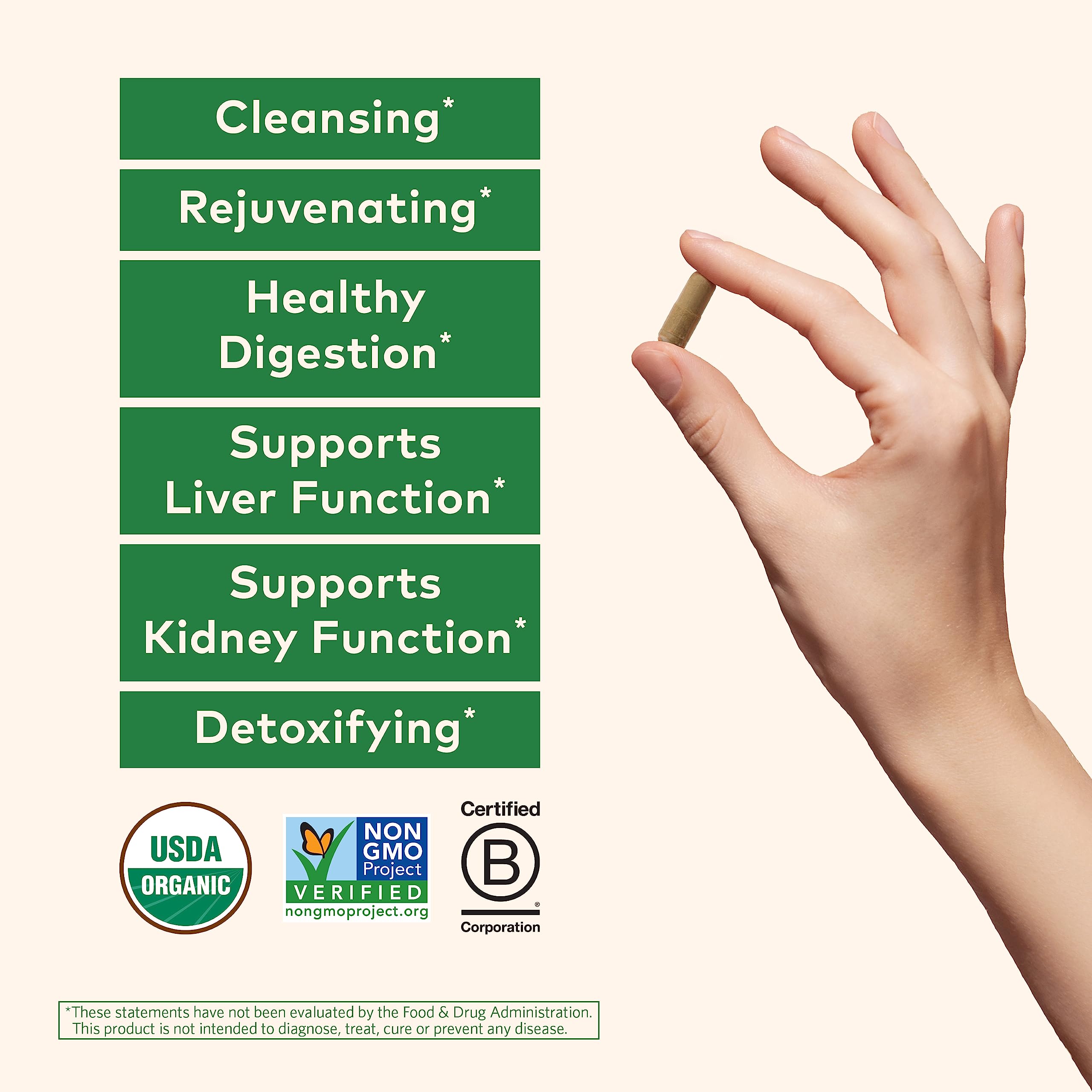 Étiquette biologique USDA sur ORGANIC INDIA Liver Kidney, gage de qualité.