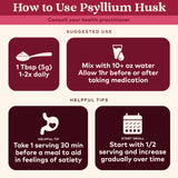 Psyllium ORGANIC INDIA ajouté au petit-déjeuner pour le quotidien.