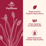 ORGANIC INDIA Psyllium Herbal Poudre – cuillère-mesure, dosage précis pour une routine fibreuse