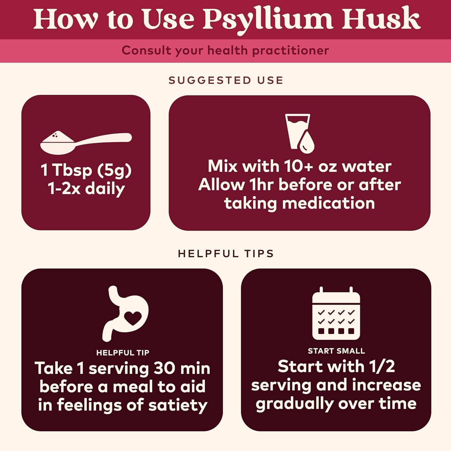 Cuillère-doseuse ORGANIC INDIA Psyllium Poudre pour mesurer facilement la dose