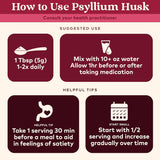 Cuillère-doseuse ORGANIC INDIA Psyllium Poudre pour mesurer facilement la dose