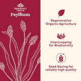 ORGANIC INDIA Psyllium Poudre se mélange dans l'eau, facilitant l'apport en fibre