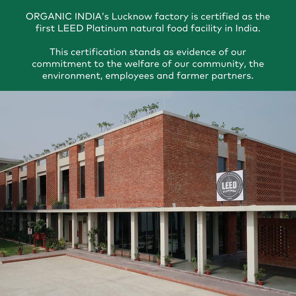 Organic India Mémoire soutient potentiellement le système nerveux grâce à sa formule.
