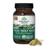 ORGANIC INDIA Tulsi – bouteille 90 capsules, soutien adaptogène possible pour le quotidien.