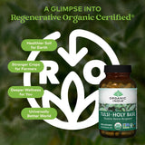 ORGANIC INDIA Tulsi — capsules-relaxation, aide potentielle à la gestion du stress quotidien.