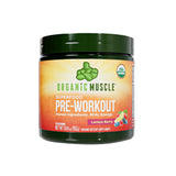 Organic Muscle poudre pré-entraînement citron-framboise pour énergie claire et endurance