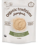 Organic Traditions Ashwagandha, poudre de racine, soutien adaptogène potentiel pour le quotidien.