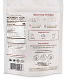 Organic Traditions Poudre de Betterave utilisée dans une routine bien-être pour la peau.