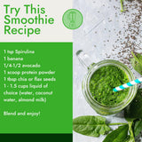 Organic Traditions Spiruline yogourt fruits — petit-déjeuner coloré et nourrissant