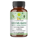 Organic Veda Greens Glow – capsules pour cheveux et ongles forts