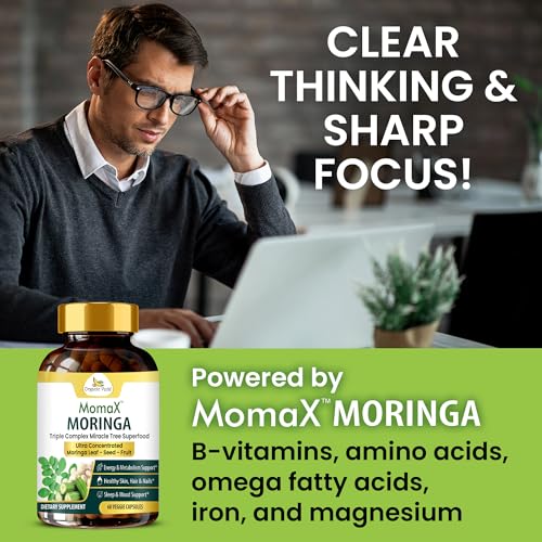Organic Veda Momax capsules quotidiennes faciles à prendre pour soutenir la vitalité.