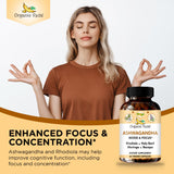Organic Veda Moringa feuilles: complément végétal riche