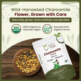Organic Way camomille-potpourri: fleurs sèches idéales pour pot-pourri et centres de table.