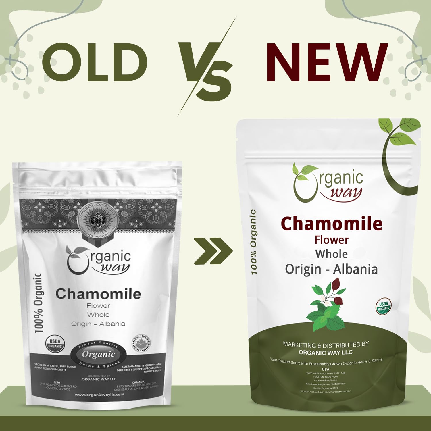 Organic Way camomille-sachets-botanique: prêt-à-utiliser pour décor et parfums.