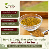 Organic Way infusion curcuma épices pour boissons chaleureuses
