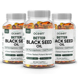 Organics Ocean Better Black Seed Oil – bouteille d'huile de nigelle pure et concentrée