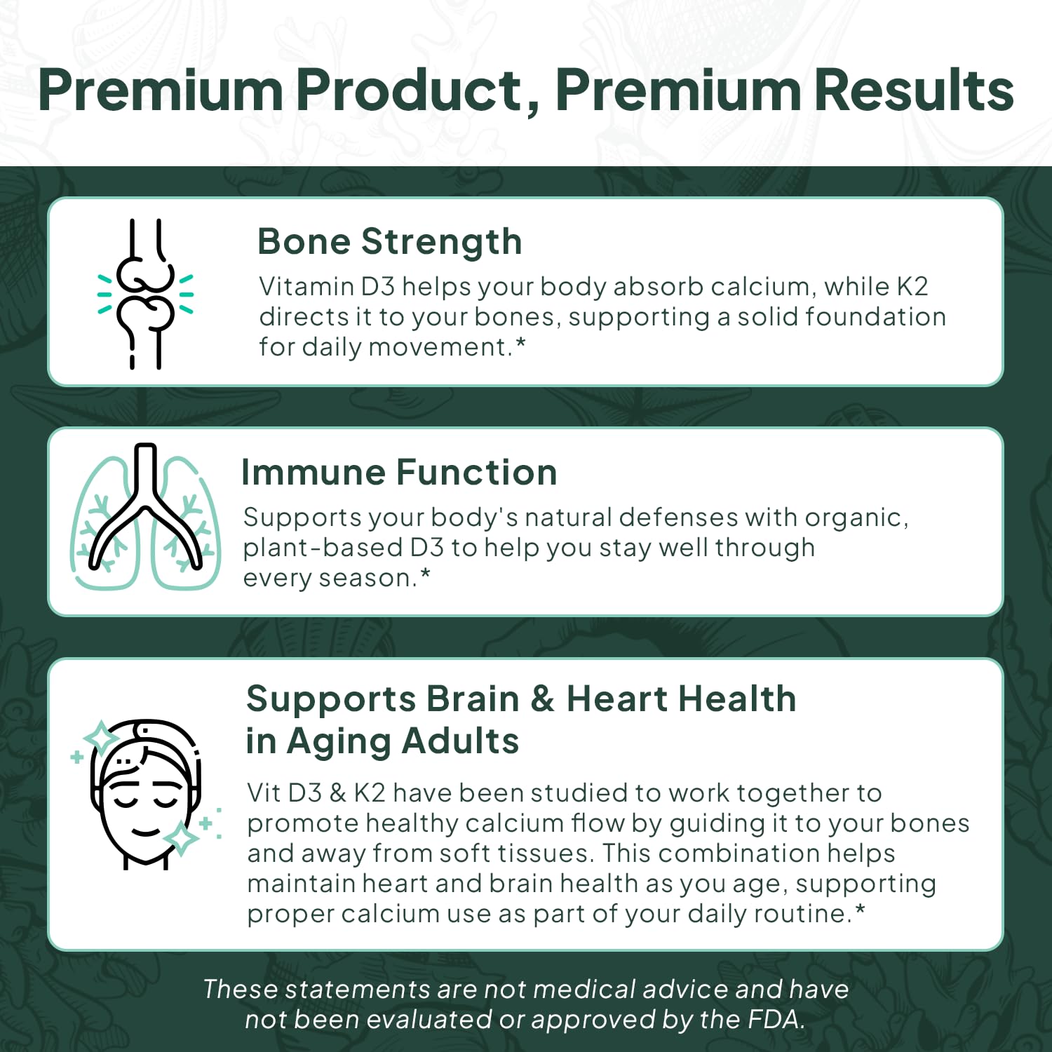 MenaQ7 K2 (MK7) – complément efficace pour l’équilibre du calcium Organics Ocean