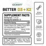 Gélules softgel vegan Organics Ocean, ingestion facile et durable