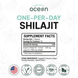 Organics Ocean Shilajit, capsule individuelle, prise quotidienne facilitée