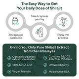 Organics Ocean Shilajit, étiquette claire et emballage fiable
