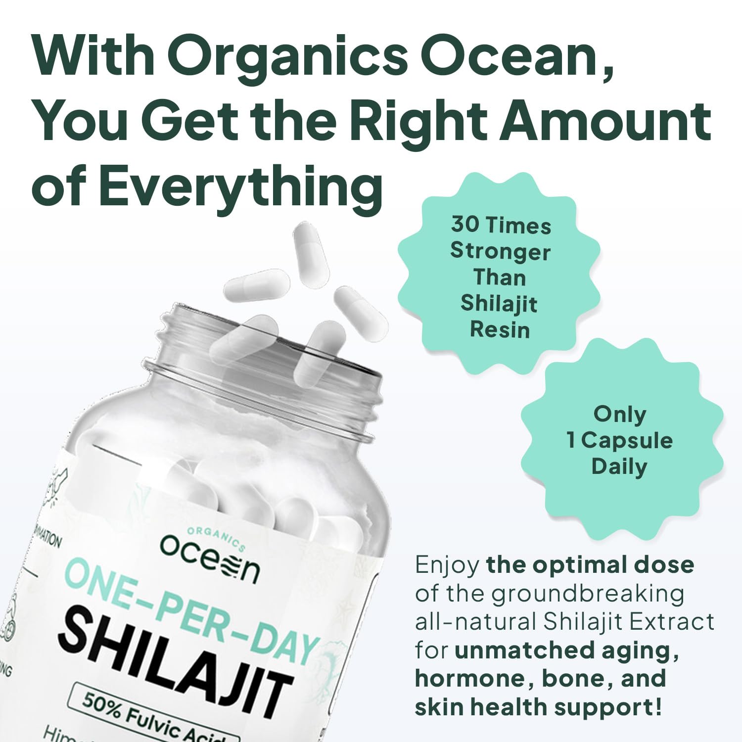 Organics Ocean Shilajit, rituel matinal simple et énergie durable