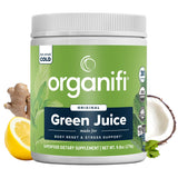 Organifi Green Juice – poudre spiruline-ashwagandha, énergie matinale potentielle.
