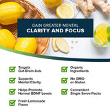 Organifi paquets pur sante intestinale, formulation biologique