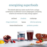 Organifi Red Juice – tranches de citron favorisant digestion et immunité.