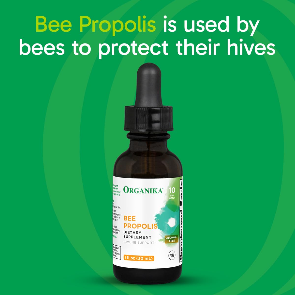 Emballage discret et sûr d Organika Propolis Tincture, garantie qualité.