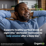 Icones sans lait, gluten et soja pour Organixx Clean Sleep 3D, option sans produit animal.
