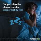 Capsule L-Theanine Organixx Clean Sleep 3D pour relaxation avant le coucher.