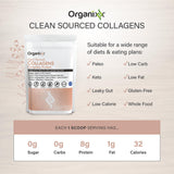 Poudre incolore et sans arôme idéale pour recettes quotidiennes Organixx