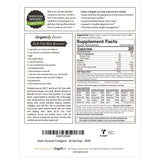 Organixx Collagene Peptides, sans gluten et faible en sucre.