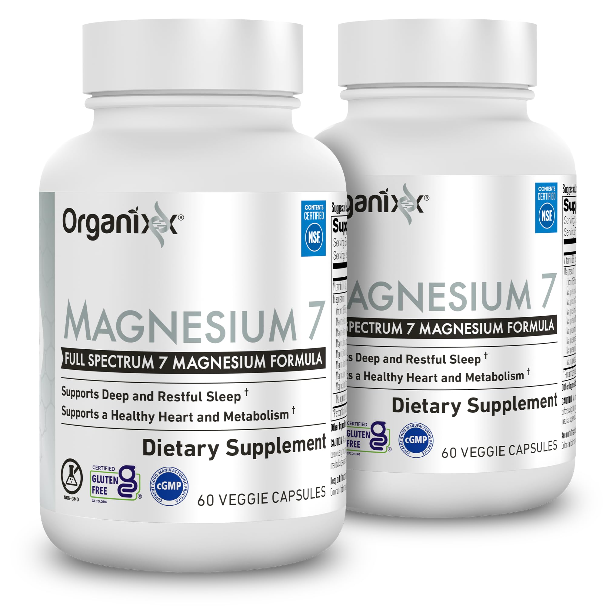 Organixx Magnesium Glycinate en bouteille, prêt pour un sommeil potentiellement plus profond