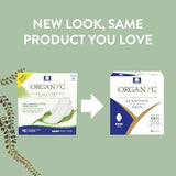 Organyc absorption optimale coton biologique, protection fiable lors des activités quotidiennes.