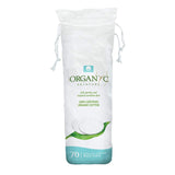 Organyc coton bio ronds dans emballage recyclable, pratique et durable.
