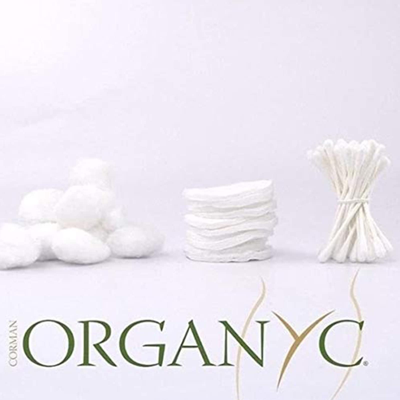 Organyc coton bio ronds pour les soins corporels quotidiens.